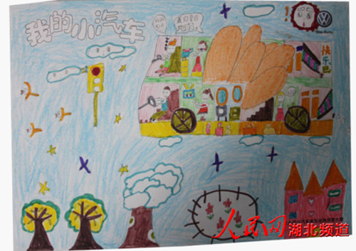 “天真心 七彩画”涂鸦创意大赛，创意风暴来袭!随着越来越多作品的提交，在孩子们的画笔之下，七彩的颜色或描绘奇幻的旅程，或讲述幸福洋溢的生活… … 在这些精彩纷呈的作品当中，一批妙趣横生的主题作品——“未来超现实汽车”!孩子们笔下的汽车，可是具有飞天遁地的巨大威力哟~快来围观孩子们给我们描绘了一幅怎样的构想呢!
