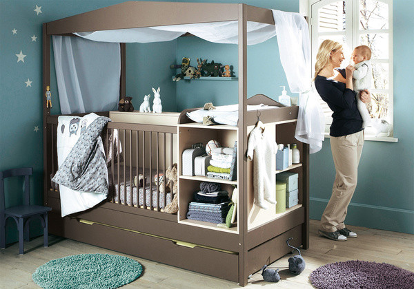 你的儿童床要怎么设计呢，宝宝房要怎么摆设呢?法国公司Vertbaudet专门为孩子和他们的房间设计不同的产品。在他们为宝宝房提供的家具的产品里含有不同的家居装修元素。这里他们为顾客提供了不同的设计方案，都是很可爱的设计，有吸引力的。即使你不会买他们的家具，您可以使用自己的想法，使您的宝宝房更加完美。