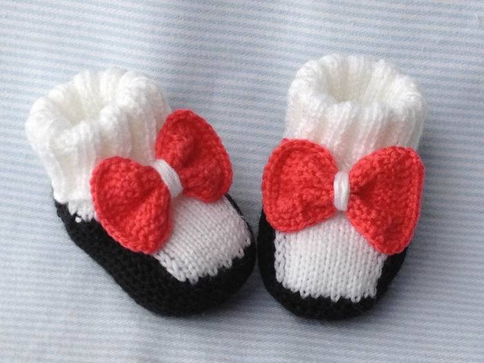 宝宝们可爱舒适的毛线鞋