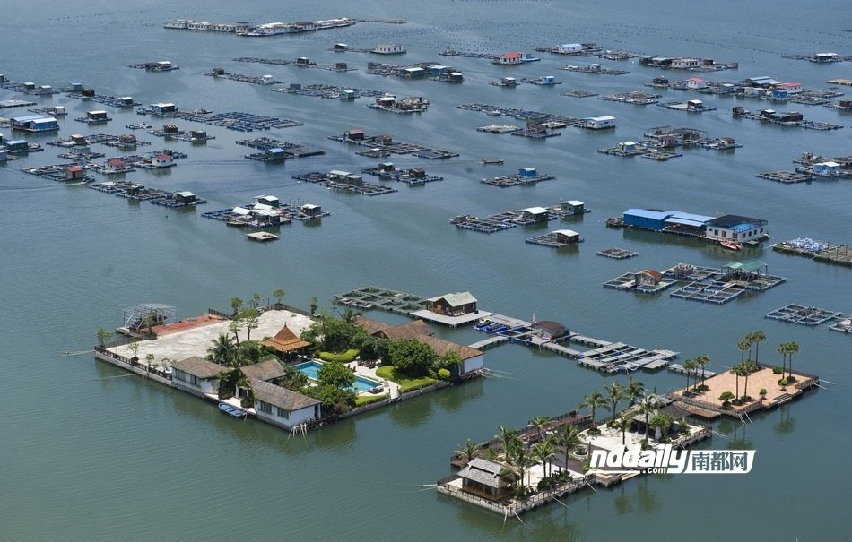 深圳"海上皇宫"悄然复合 成观光景点