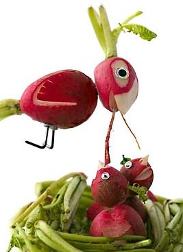 搞笑的蔬菜水果动物
