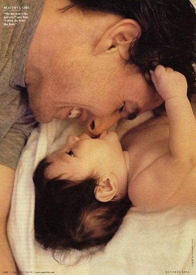 汤姆·克鲁斯（Tom Cruise）与女儿苏瑞（Suri Cruise）惊为天人的父女照。