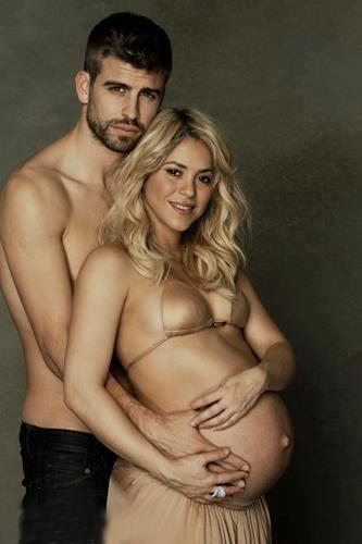 拉丁流行歌手夏奇拉(Shakira)和球星男友皮克拍摄一组半裸大肚写真。这组写真最大目的是慈善，他们与联合国儿童基金会联合发起一个援助世界儿童的活动。