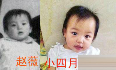 赵薇女儿小四月2010年4月出生，故而得名“小四月”