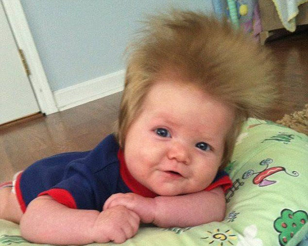 最奇葩的婴儿发型
