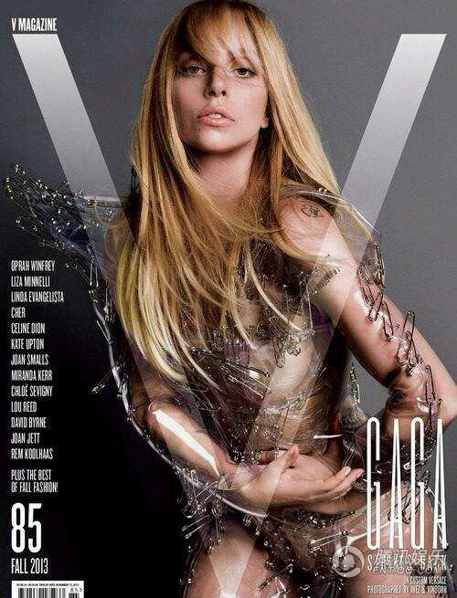 Lady GaGa再次挑战性感极限，塑料裹身全裸真空照曝光，真是要爆点，不怕露点啊！