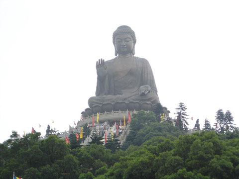 香港大屿山天坛大佛 世界上最大的青铜坐佛像