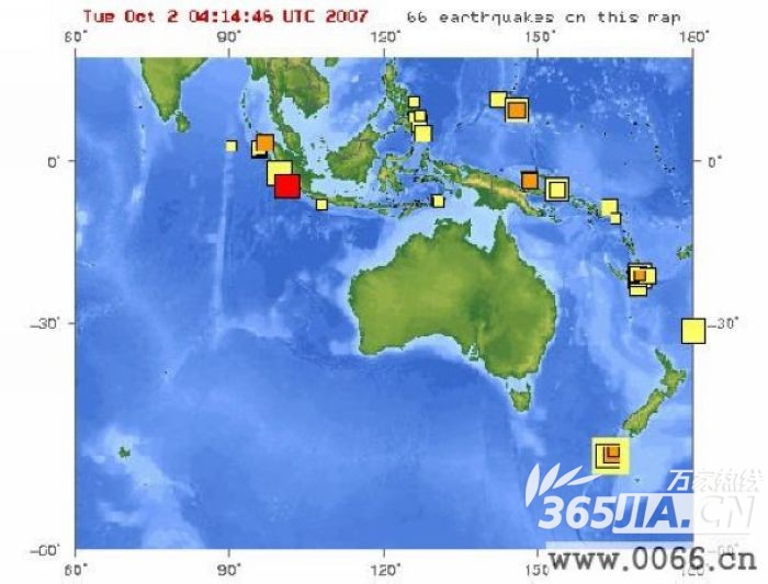 印尼地处太平洋地震带