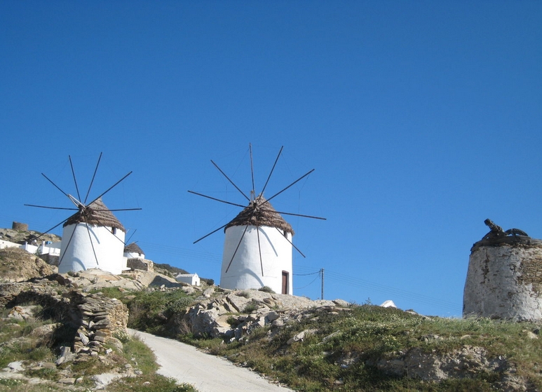 希腊基克拉迪群岛 爱琴海的浪漫
