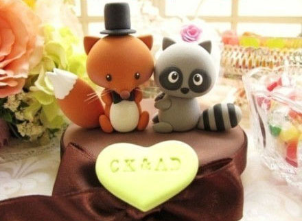 如果你的结婚蛋糕这么可爱，相信你的婚礼也会更加的甜甜蜜蜜!