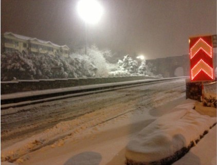 江苏多地下起了蛇年首场大雪 网友感叹雪大得像“馒头”