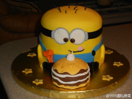 小黄人生日蛋糕系列，喜欢吗?