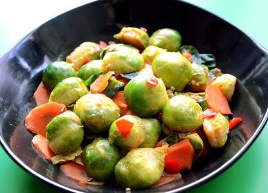 中国饮食:清炒甘蓝的做法