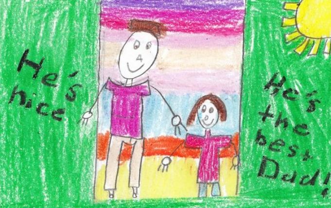 关于幼儿园父亲节的绘画怎么画 父亲节的画怎么画好看