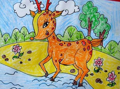 儿童画小鹿怎么画图片大全 如何画一只美丽的鹿