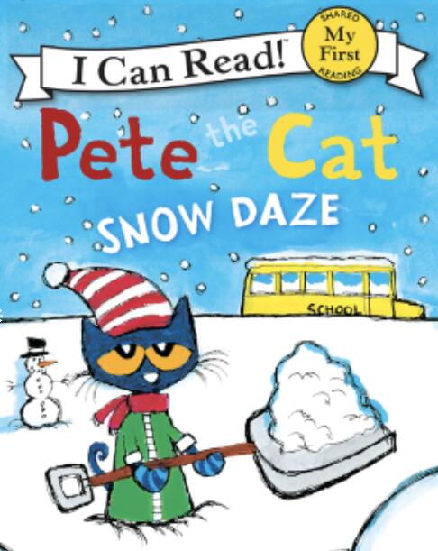 《pete the cat snow daze》英文绘本pdf资源免费下载