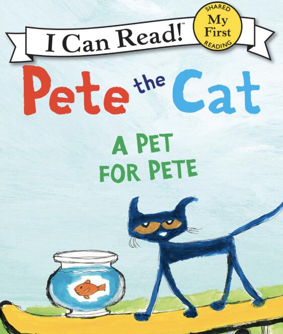 《pete the cat:a pet for pete》英文绘本pdf资源免费下载