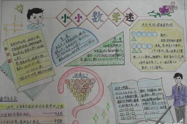 数学手抄报简单又好画