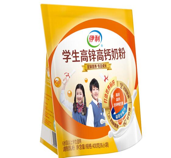 伊利学生奶粉青少年能喝不