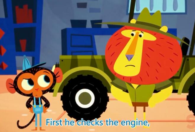 猴子修理工英语动画片高清视频百度网盘下载