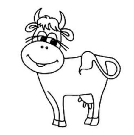 关于牛的简笔画图片大全