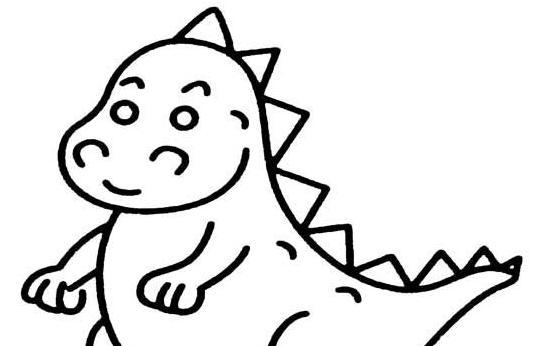 恐龙儿童画简笔画图片大全大图
