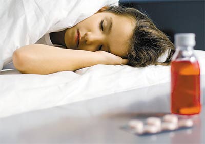 失眠后使用速效感冒药需谨慎