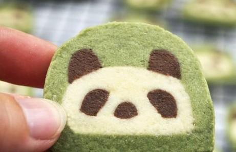 超可爱彩色熊猫饼干的做法