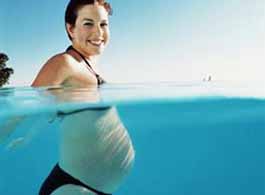 孕妇游泳