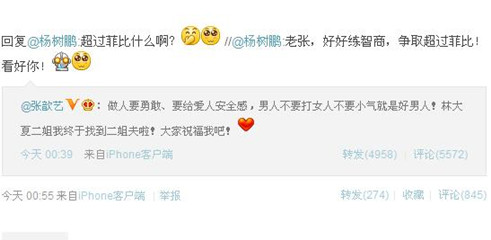 张歆艺杨树鹏恋情