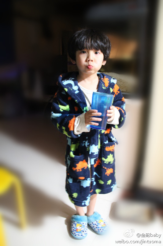 快乐大本营的小金驼baby最新萌照
