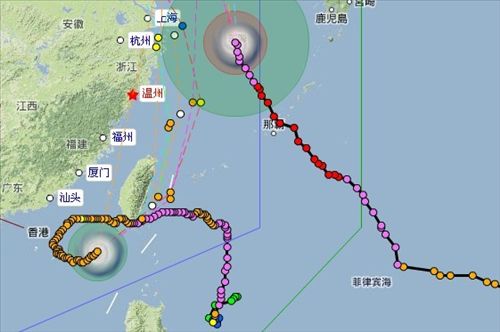 台风天秤最新路径 将二次登陆台湾