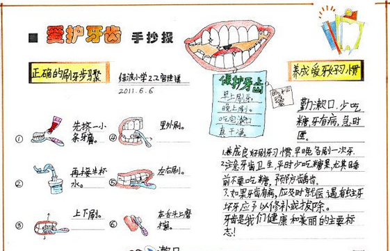 9月20日全国爱牙日手抄报参考