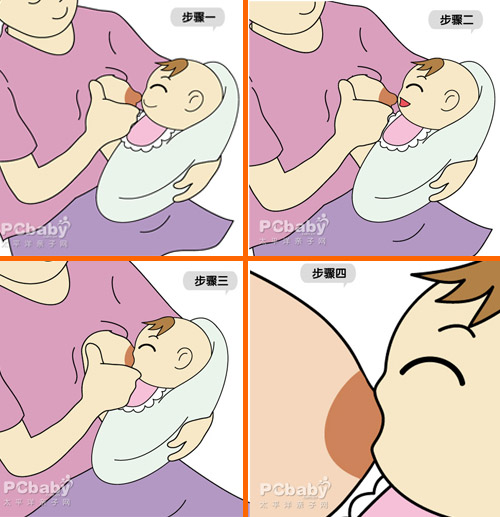 母乳喂养步骤