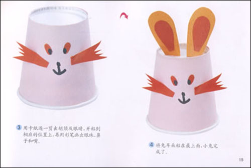 手工小制作：纸杯小兔