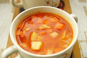 胡萝卜番茄汤