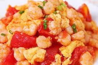 番茄炒虾仁