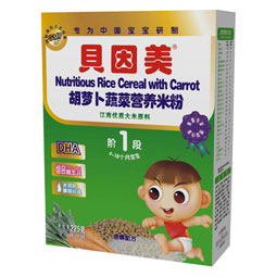 贝因美营养米粉(1段) 独立小袋包装方便卫生