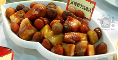 秋季养生健脾开胃食谱：五香栗子红烧肉