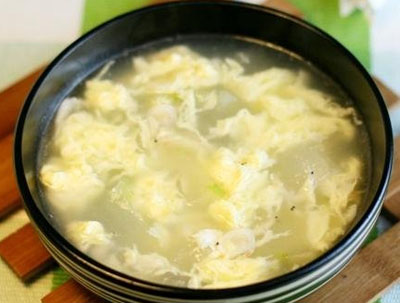 消暑养生食疗：海米冬瓜蛋汤
