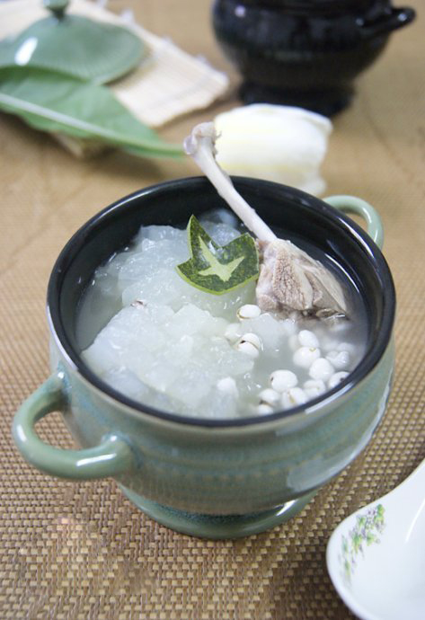 滋补汤品 冬瓜薏米煲水鸭