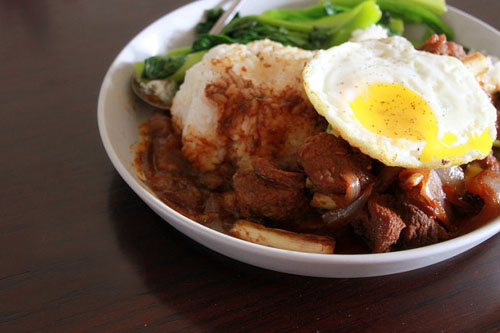 电饭煲版沙茶牛腩饭