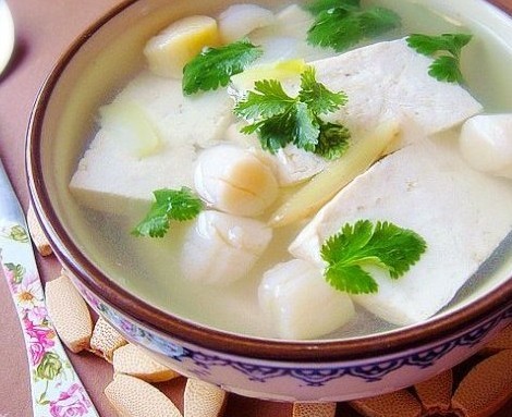 中国饮食：干贝豆腐汤的做法