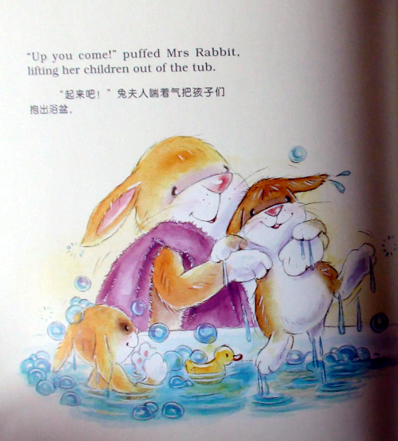 兔宝宝的洗澡时间绘本12