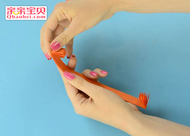 立体彩纸章鱼制作方法3