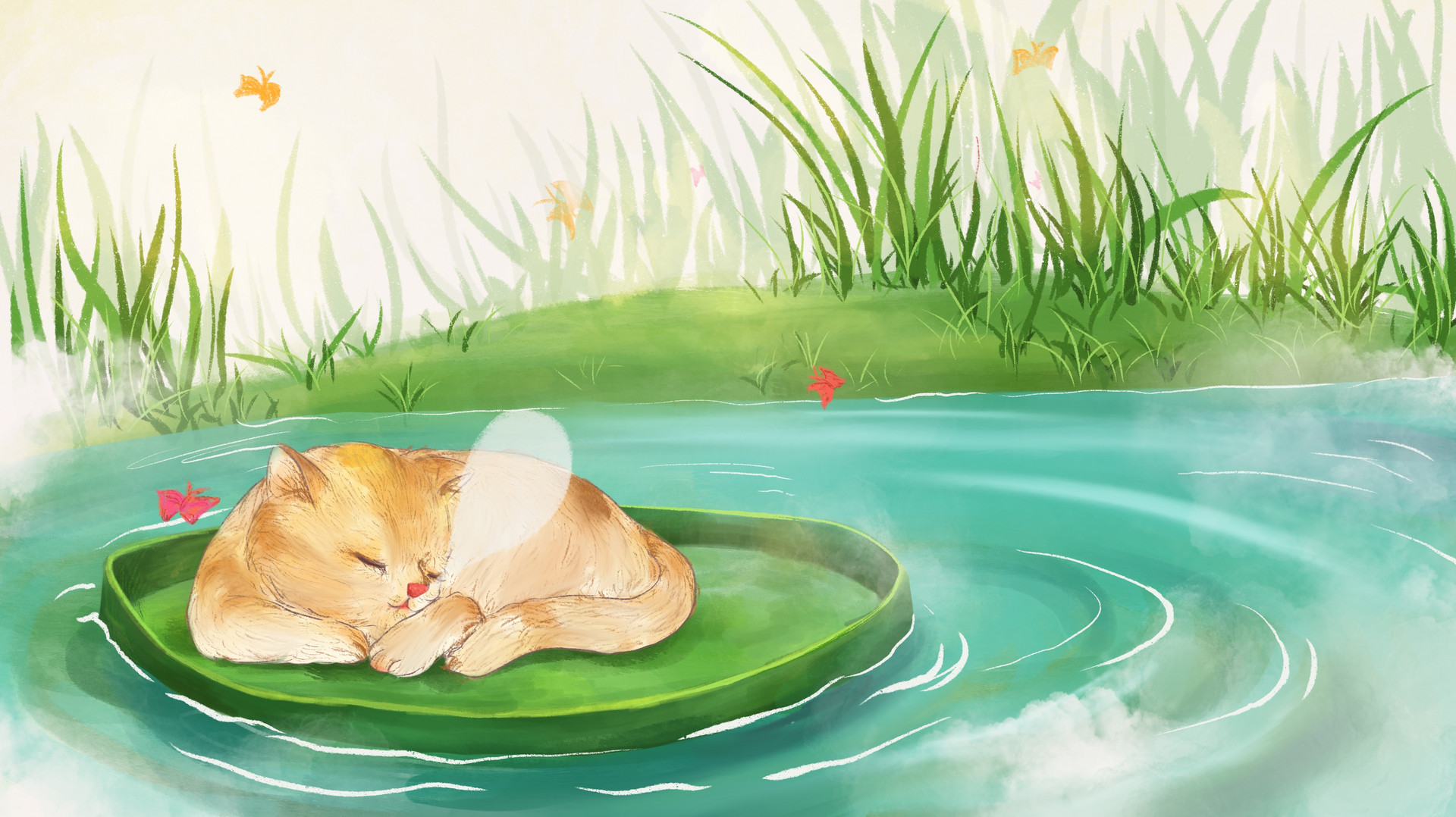 小学儿童短篇故事文字版：老虎和小猫2