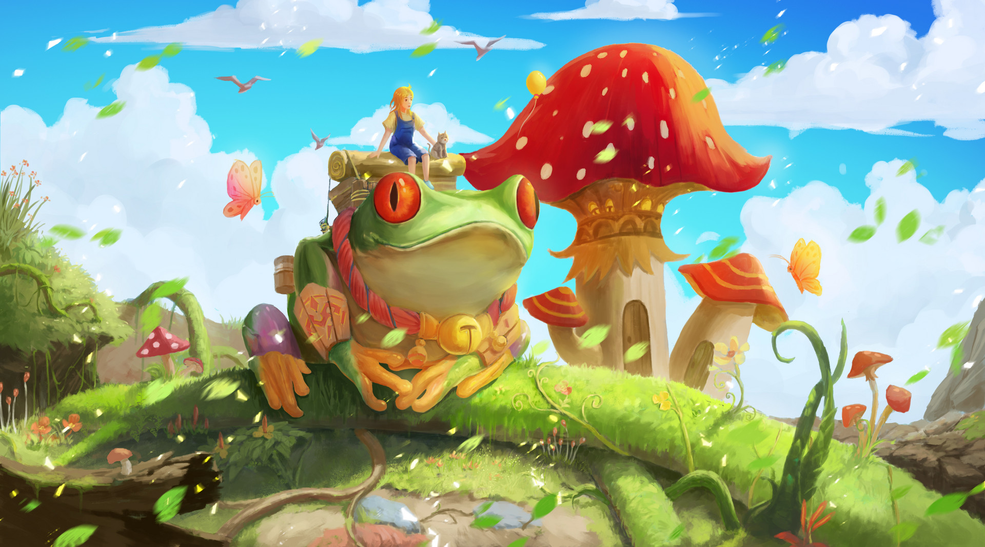 童话故事有哪些：飞快长大的蘑菇2
