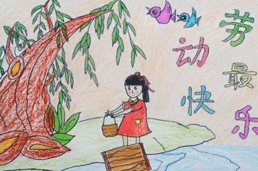 2019关于五一劳动节的画怎么画