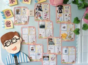幼儿园父亲节主题墙设计图