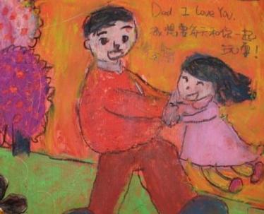 关于幼儿园父亲节的绘画怎么画